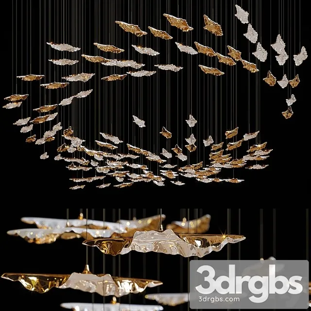 Haberdashery Luxury Leaf Fall 3D Model Free