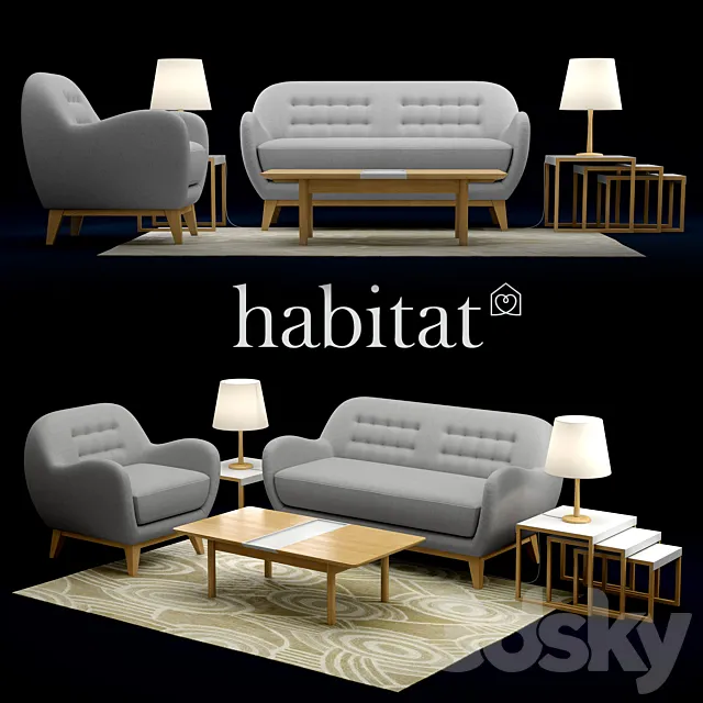Habitat Collection: Baltazar II. Elia. Klio. Pip. Icone. 3DModel