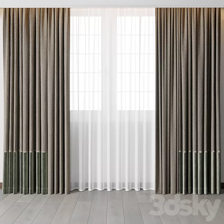 hadi curtain 58 3D Model Free