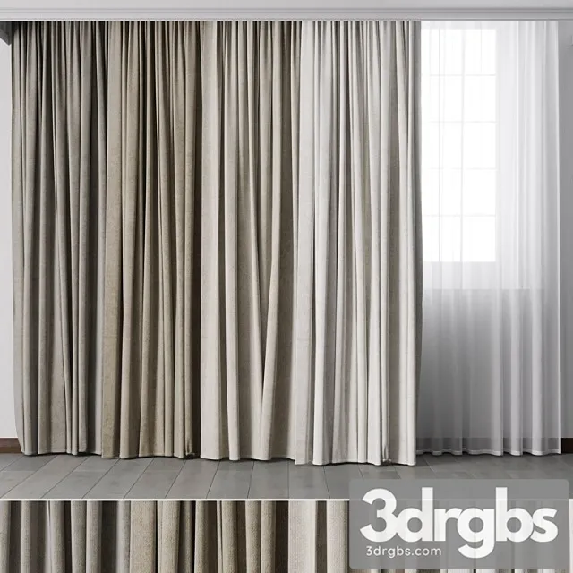 Hadi Curtain 64 3D Model Free