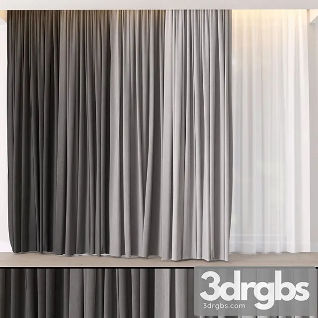 Hadi Curtains 12 3D Model Free