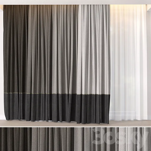 Hadi Curtains 15 3DModel