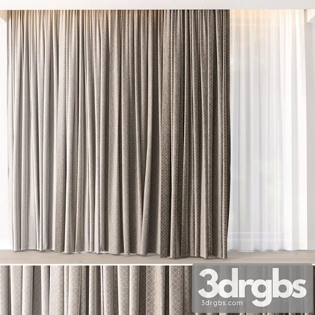 Hadi Curtains 18 3D Model Free