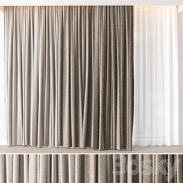 Hadi Curtains 18 3D Model
