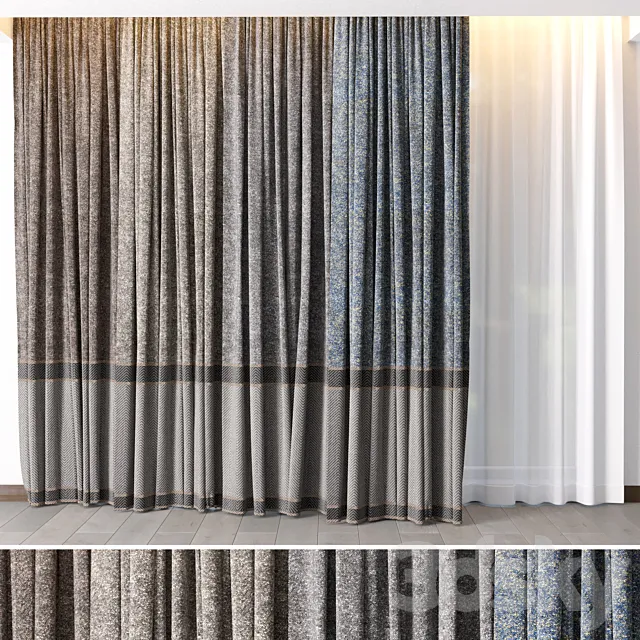 Hadi Curtains 27 3D Model