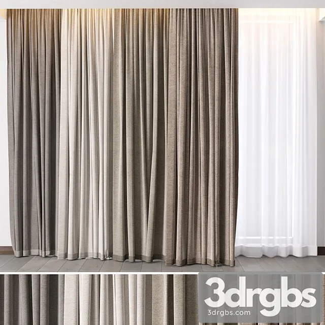 Hadi Curtains 28 3D Model Free