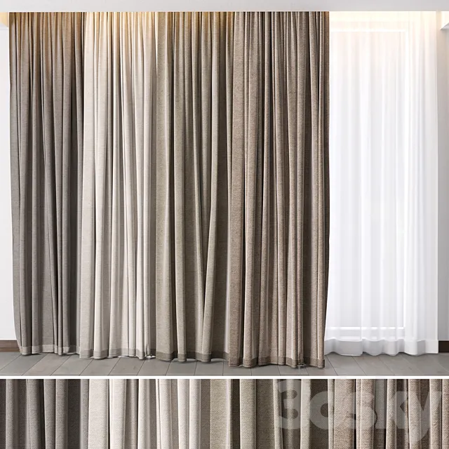 Hadi Curtains 28 3DModel