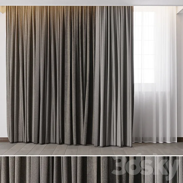 Hadi Curtains 38 3D Model