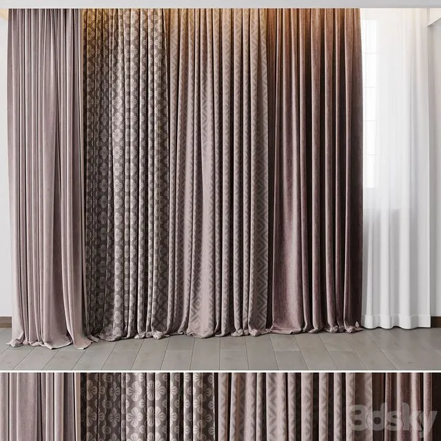 Hadi Curtains 39 3D Model