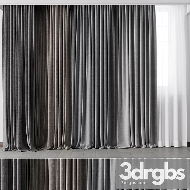 Hadi Curtains 50 3D Model Free