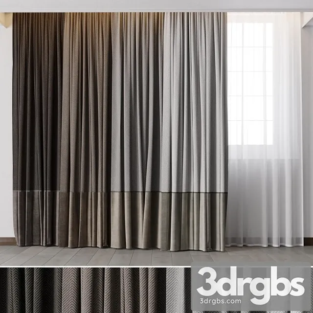 Hadi Curtains 53 3D Model Free