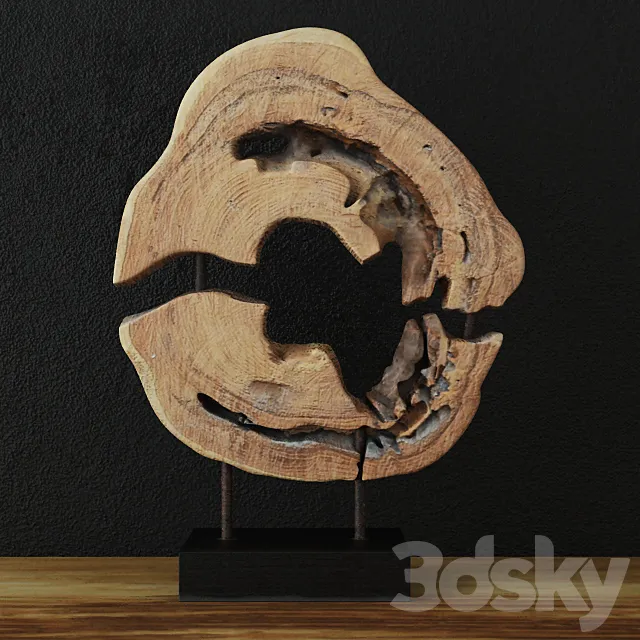 Hadi Decor on Stand _ Jeffan 3D Model