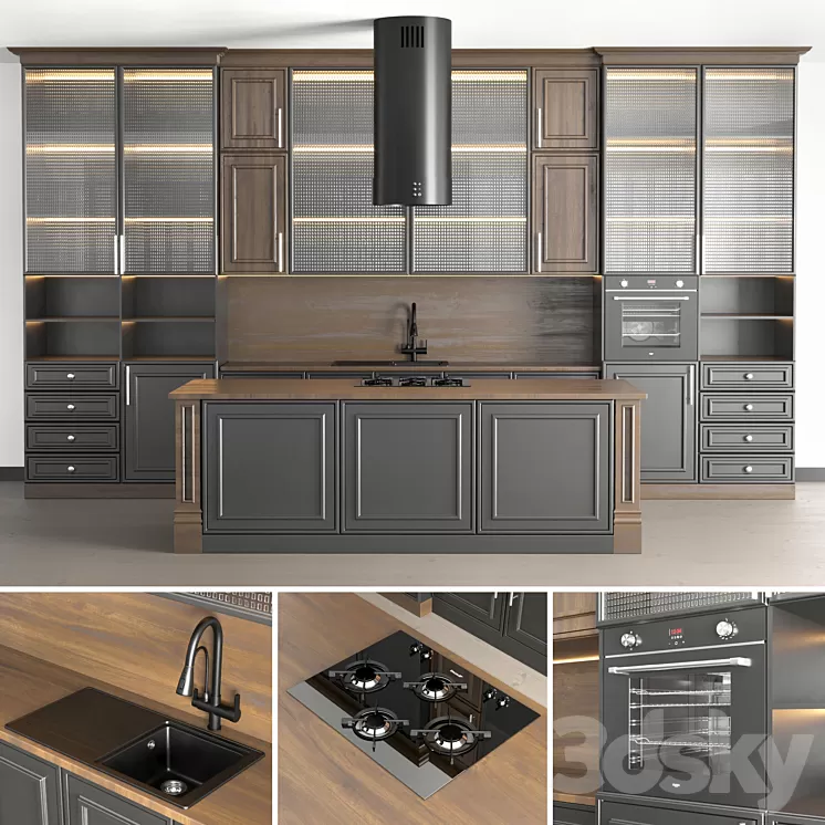 Hadi kitchen no. 02 3D Model
