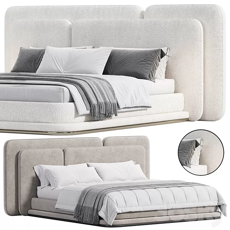 Hadrian Bed 3D Model