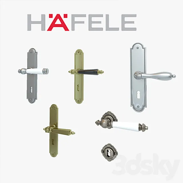 HAFELE Door knobs 3D Model