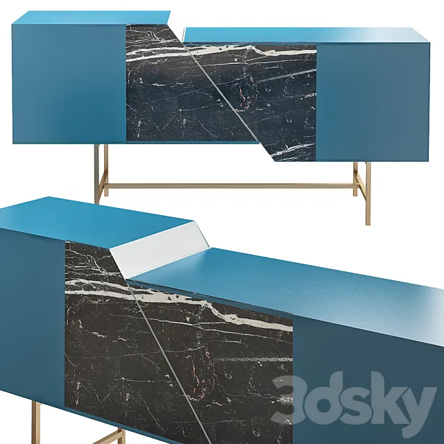 Hagit Pincovici TRAPEZE SIDEBOARD 3DModel