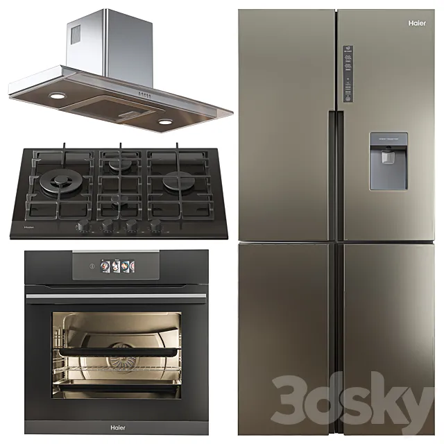 Haier Appliances Set3 3D Model