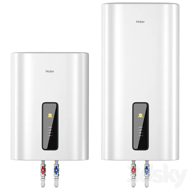 HAIER WATER HEATER SET 3D Model Free Download