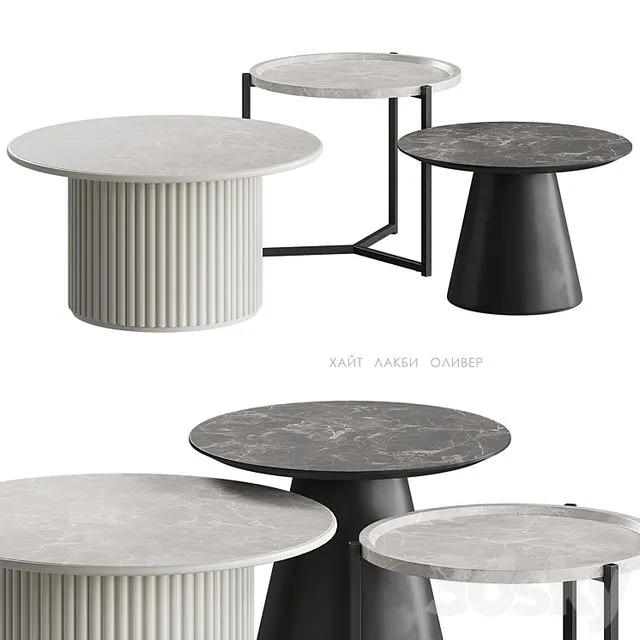 Haight Lucky Oliver tables Divan.ru 3D Model