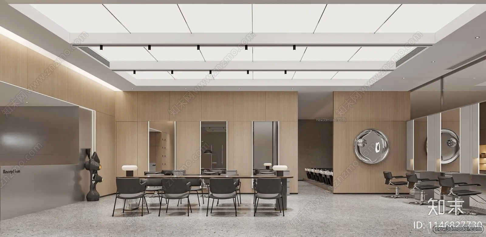 Hair Salon - 3D Interior Scene - 3D Models - 050