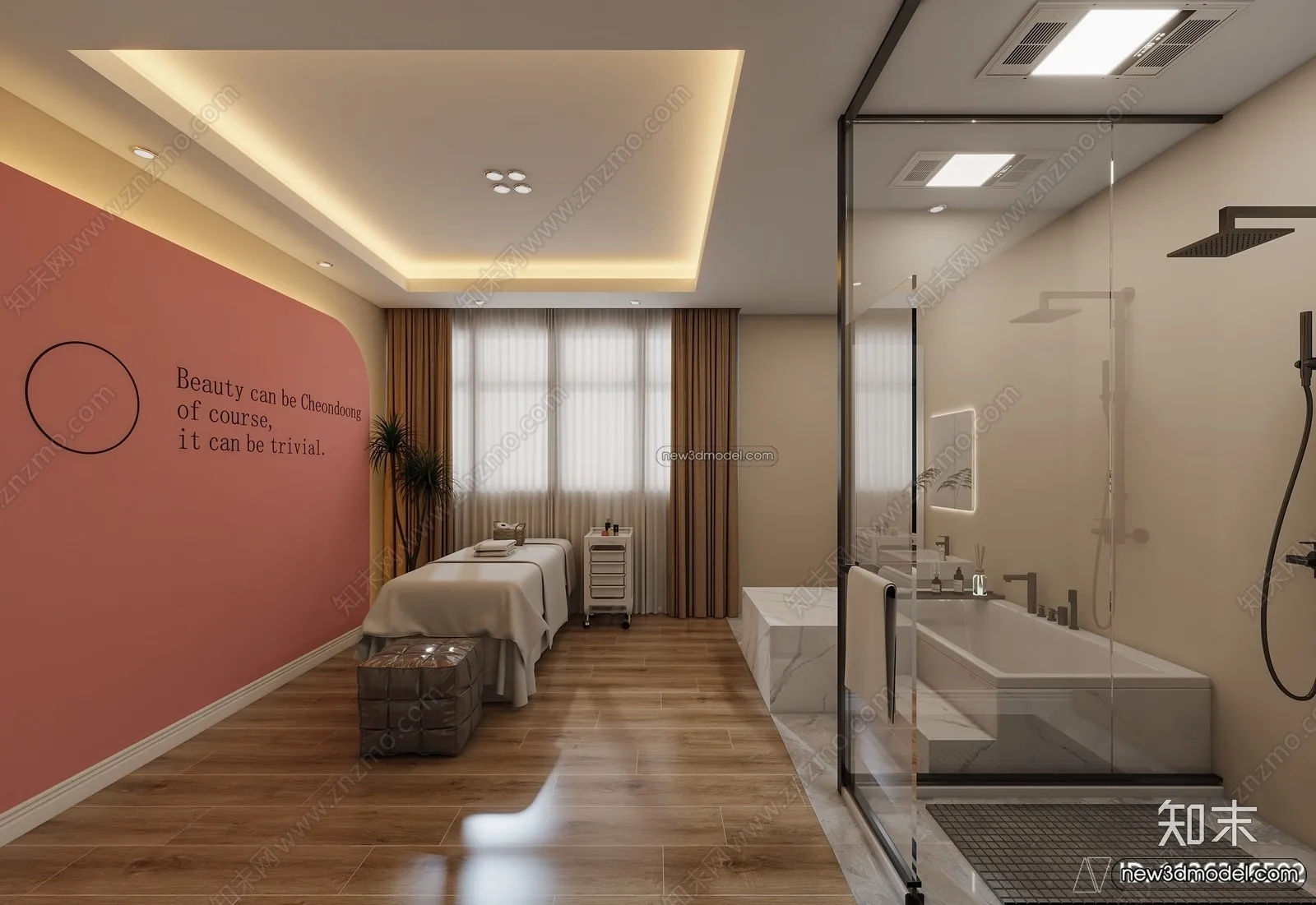 Hair Salon - 3D Interior Scene - 3D Models - 062