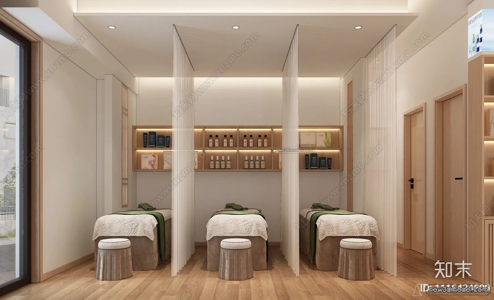 Hair Salon - 3D Interior Scene - 3D Models - 079