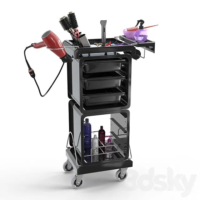 Hairdresser's set 3DModel