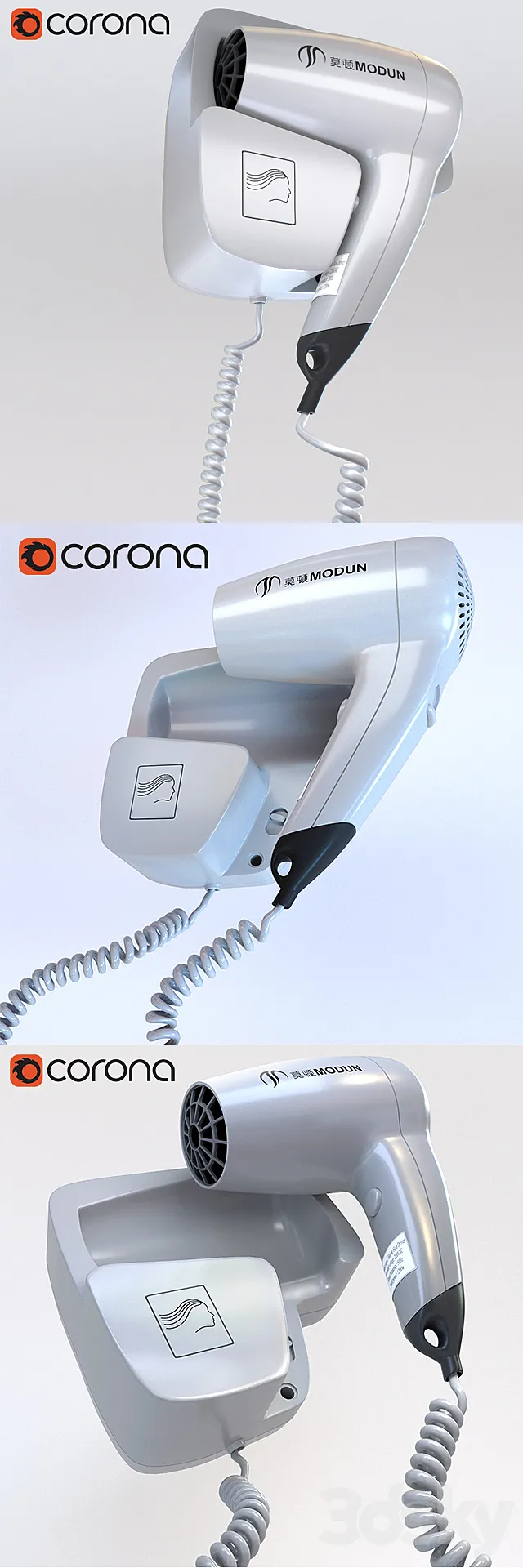 Hairdryer MODUN 3DModel