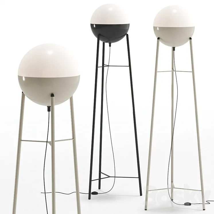 Half 6746 4760 by Milan Iluminacion 3D Model Free