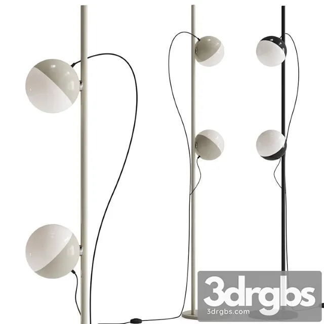 Half By Milan Iluminación Floor Lamp 3D Model Free