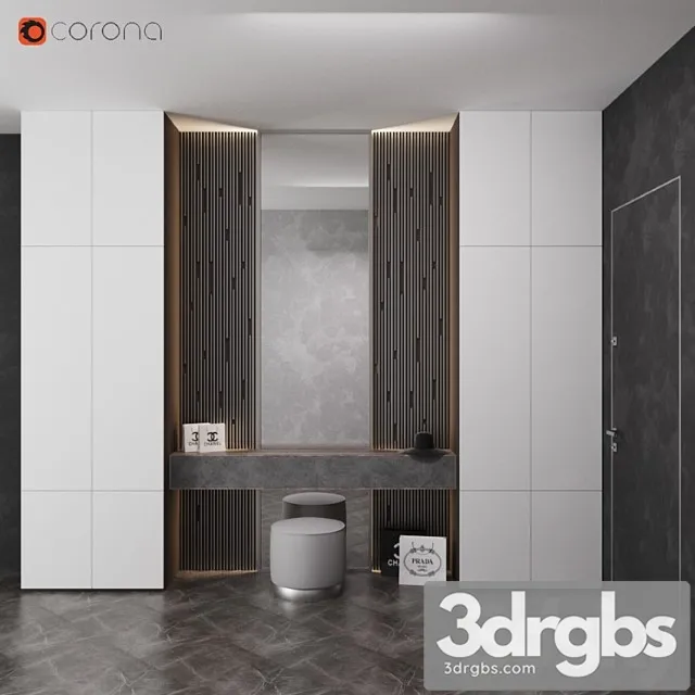 Hall set 2 2 3D Model Free