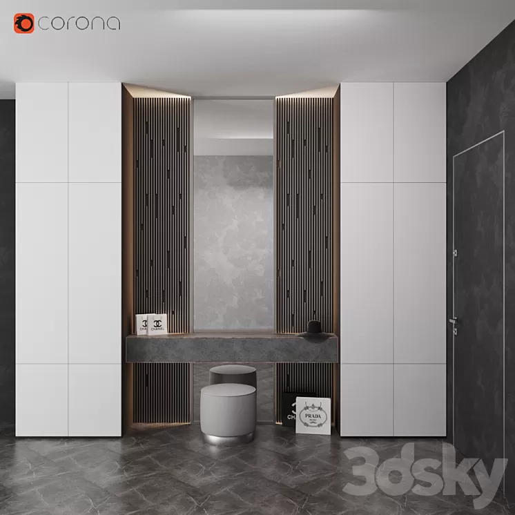 Hall Set 2 3D Model