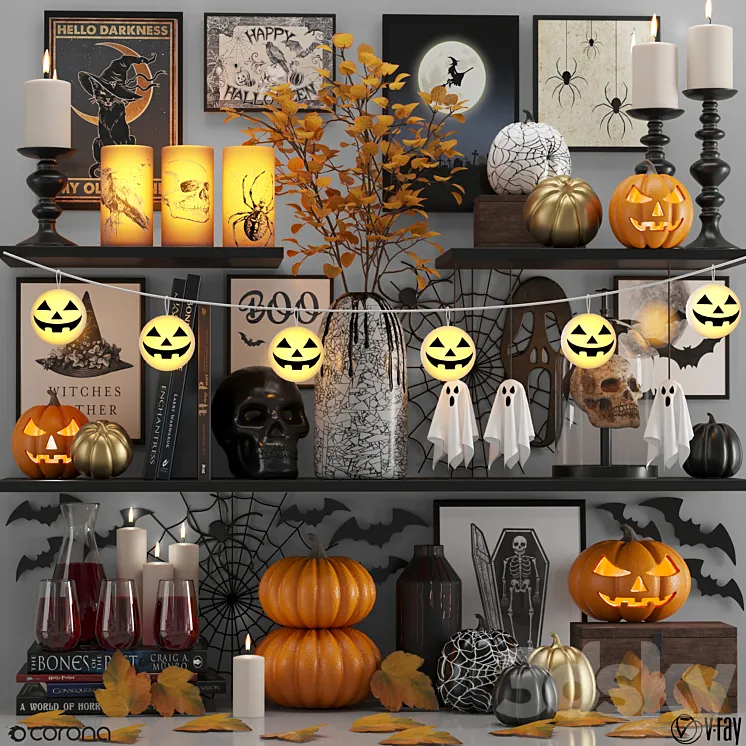 halloween decorative set Free Download