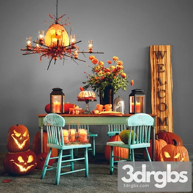 Halloween decorative set