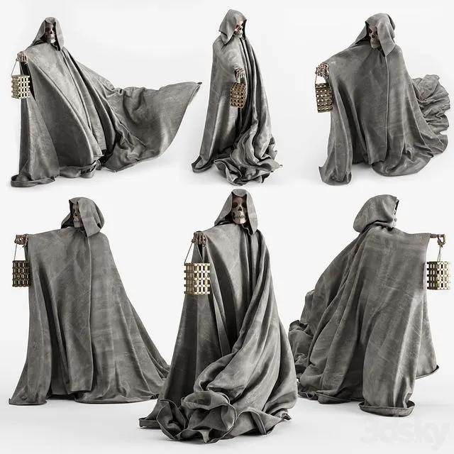 Halloween statue 3D Model