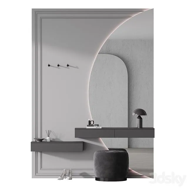 Hallway 003 3D Model