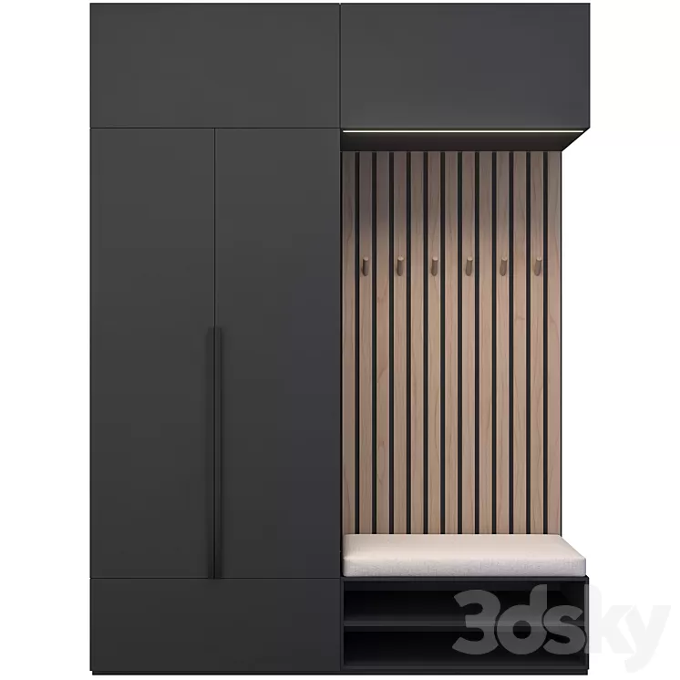 Hallway 01 3D Model Free