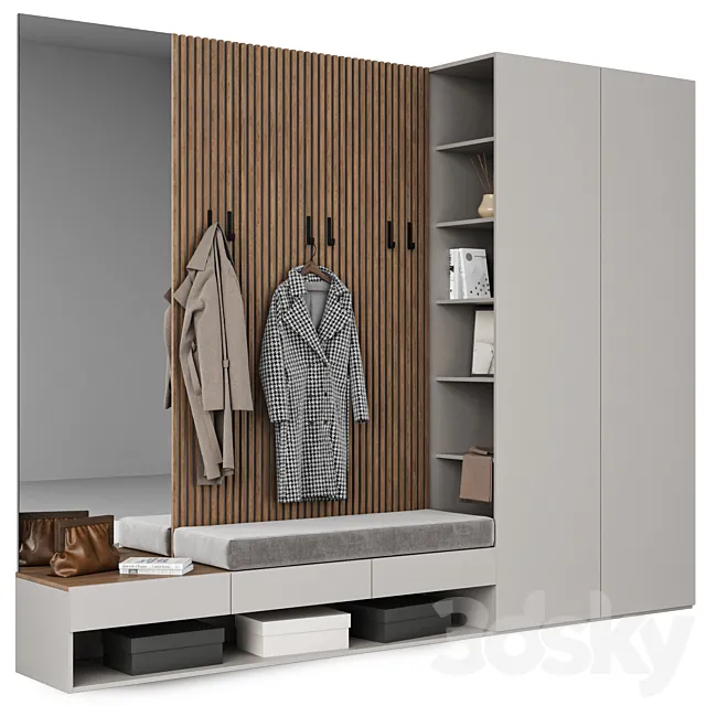 Hallway 010 3D Model