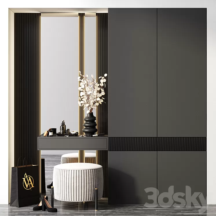 Hallway 02 3D Model Free