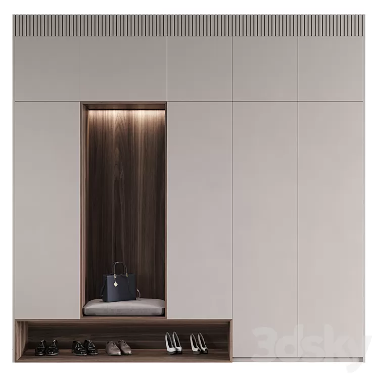 Hallway №2 3D Model Free