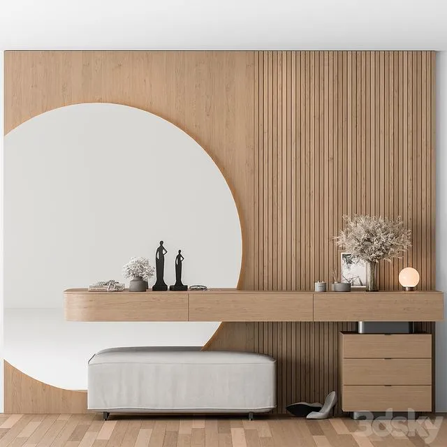 Hallway 72 - Entrance Wardrobe 3D Model