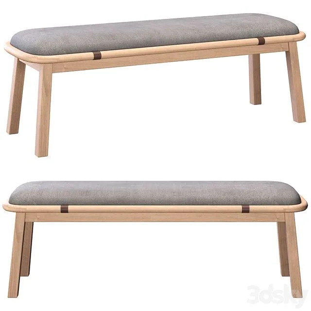 Hallway bench FSC 3D Model