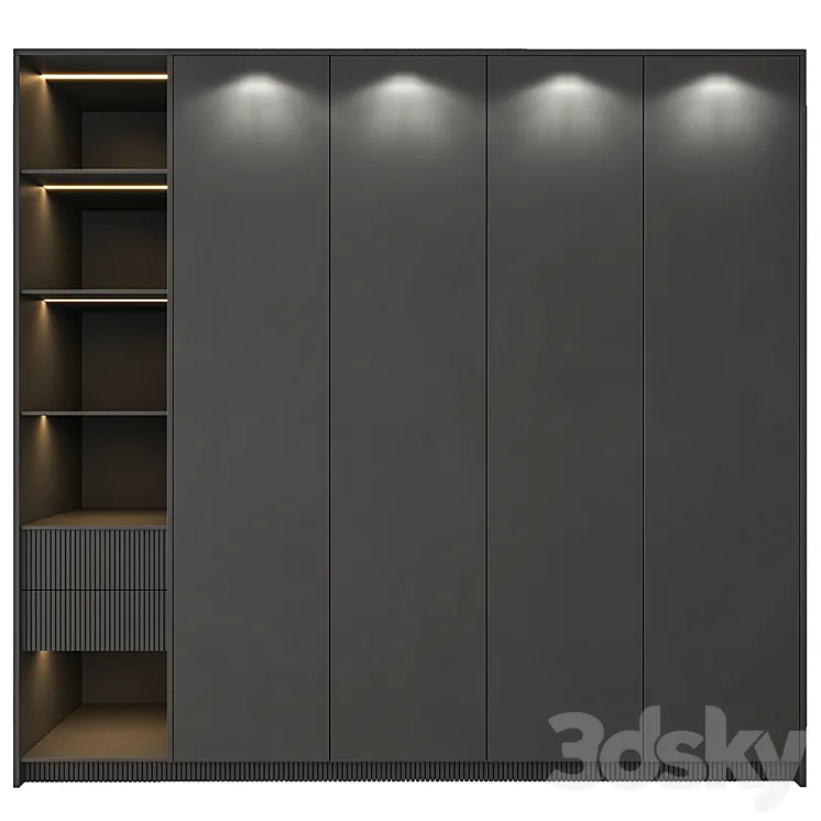 Hallway Brown 3D Model Free