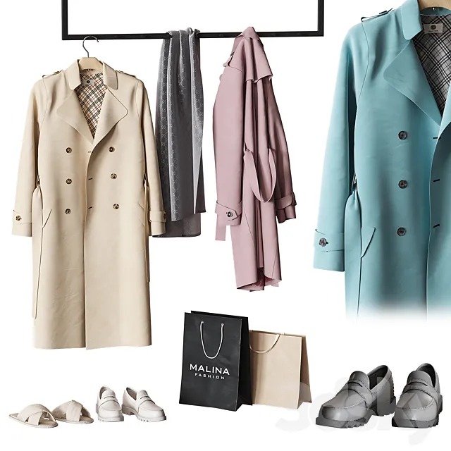 hallway clothing 3DModel