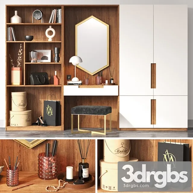 Hallway composition 01 2 3D Model Free