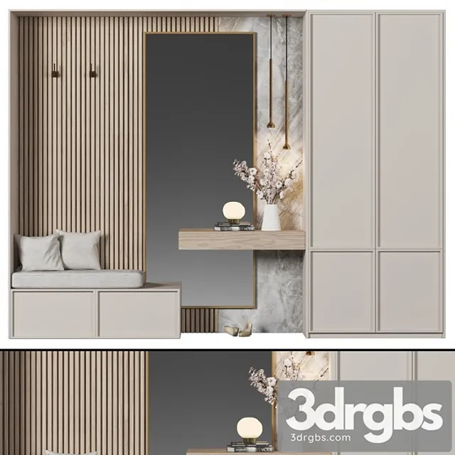 Hallway Composition 201 3D Model Free