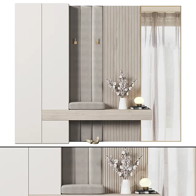 Hallway Composition 218 3D Model