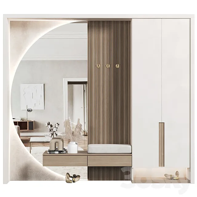 Hallway Composition 295 3D Model