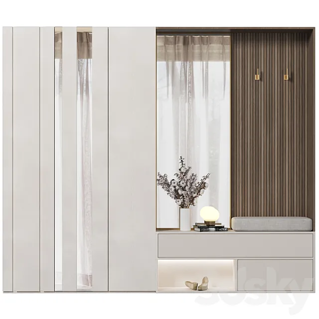 Hallway Composition 303 3D Model