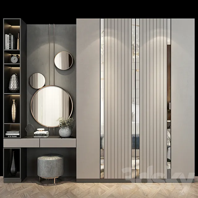 Hallway Composition SET 182 3D Model